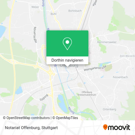Notariat Offenburg Karte