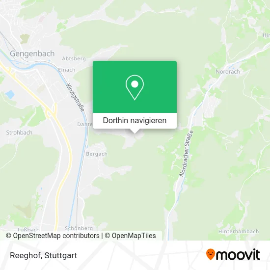 Reeghof Karte