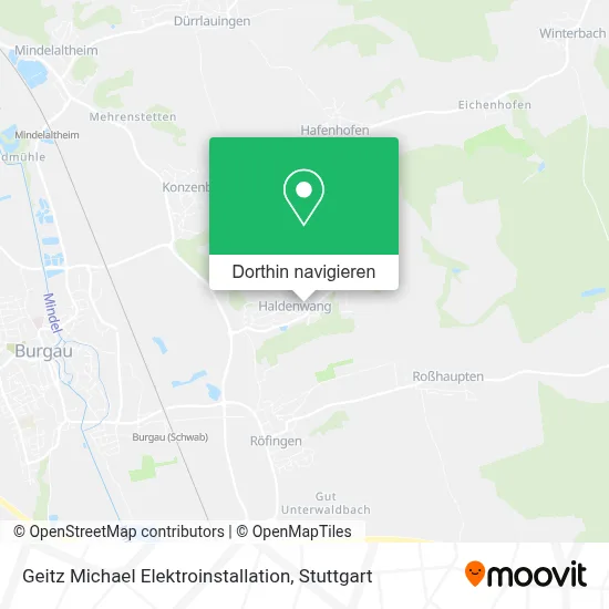 Geitz Michael Elektroinstallation Karte