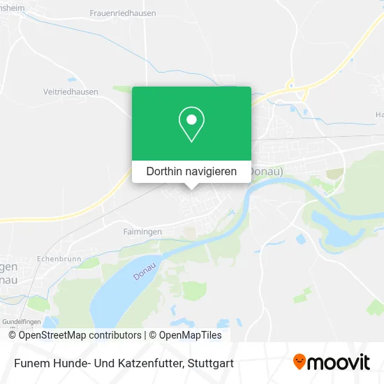 Funem Hunde- Und Katzenfutter Karte