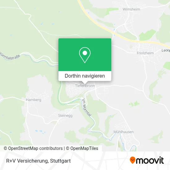 R+V Versicherung Karte