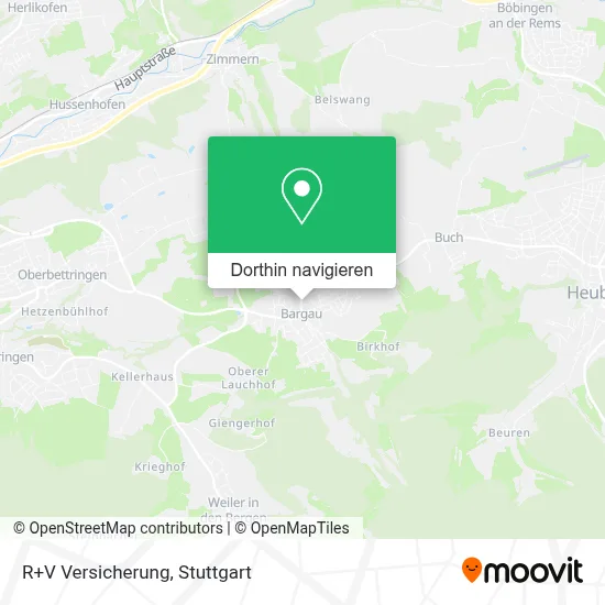 R+V Versicherung Karte