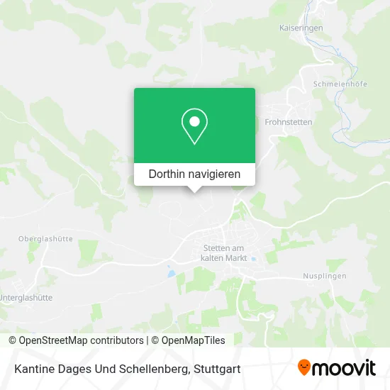 Kantine Dages Und Schellenberg Karte