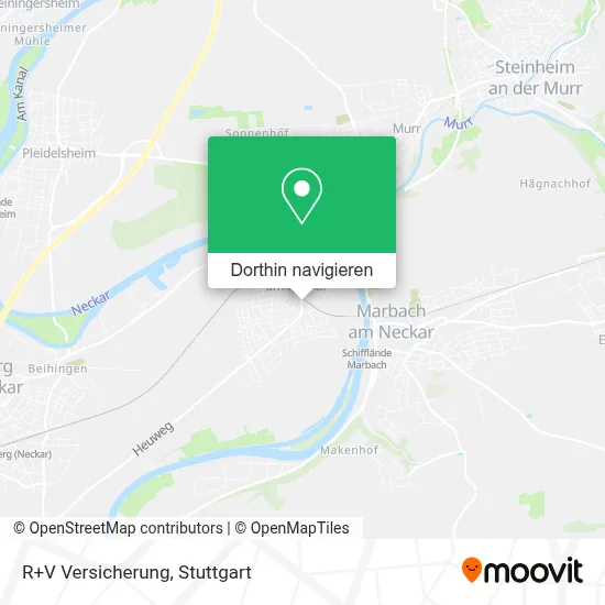 R+V Versicherung Karte