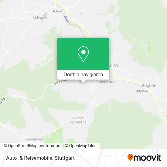 Auto- & Reisemobile Karte