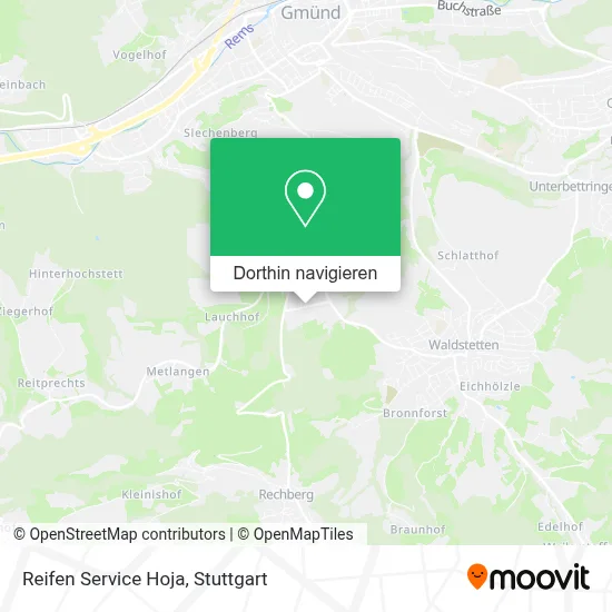 Reifen Service Hoja Karte