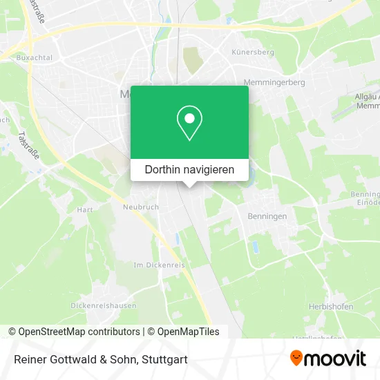 Reiner Gottwald & Sohn Karte