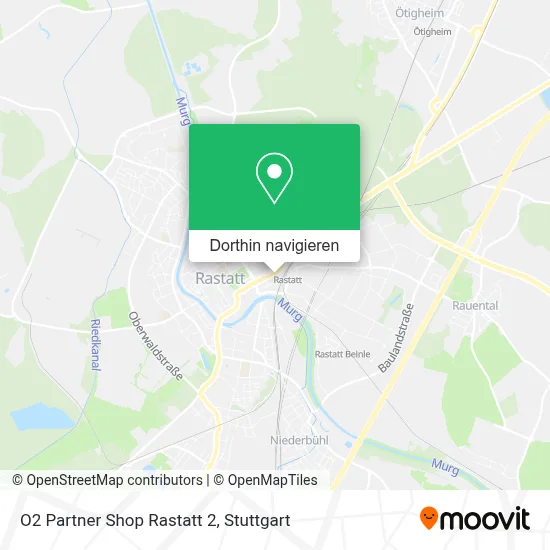 O2 Partner Shop Rastatt 2 Karte