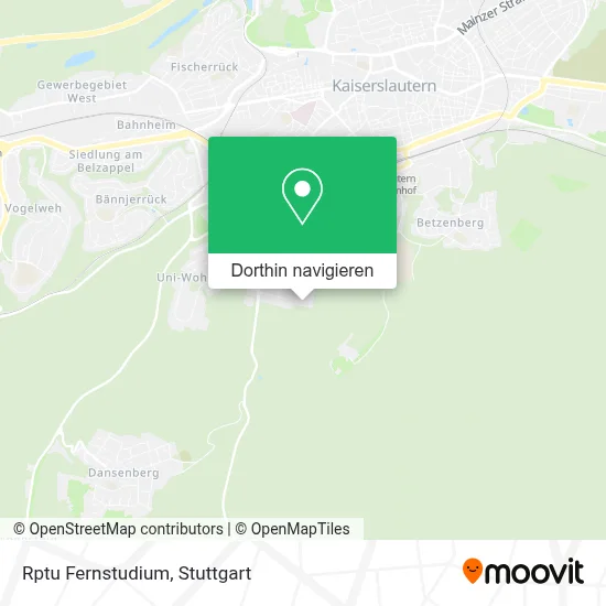Rptu Fernstudium Karte