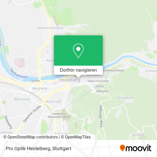 Pro Optik Heidelberg Karte