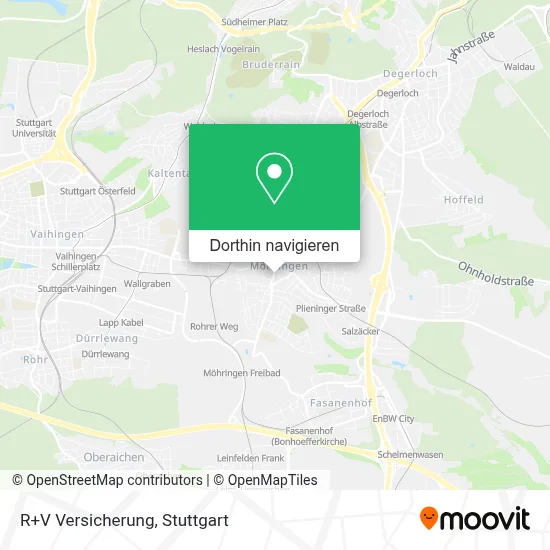 R+V Versicherung Karte