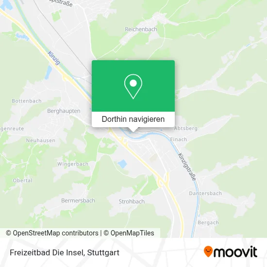 Freizeitbad Die Insel Karte