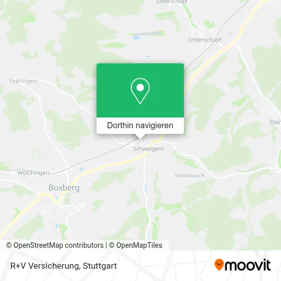 R+V Versicherung Karte