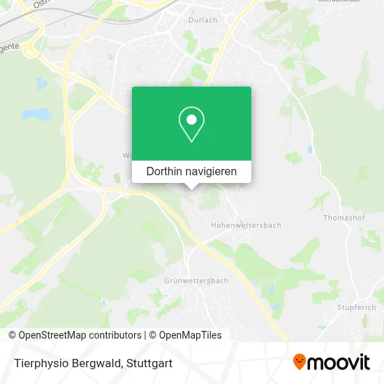 Tierphysio Bergwald Karte