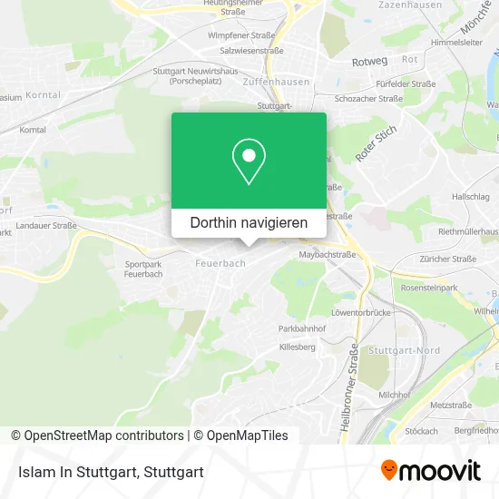 Islam In Stuttgart Karte