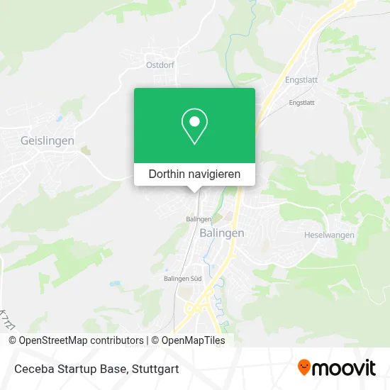 Ceceba Startup Base Karte