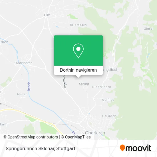 Springbrunnen Sklenar Karte