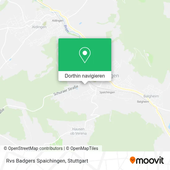 Rvs Badgers Spaichingen Karte