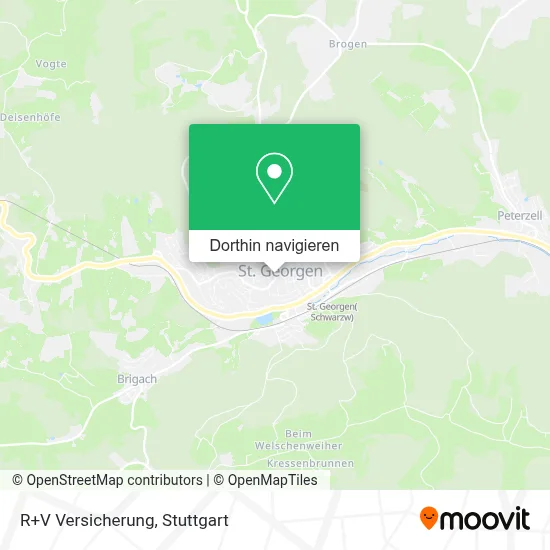 R+V Versicherung Karte