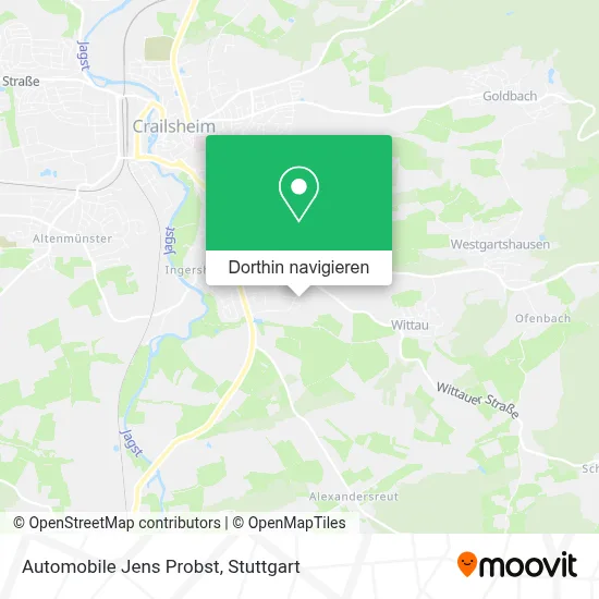 Automobile Jens Probst Karte