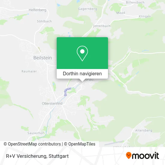 R+V Versicherung Karte