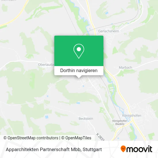 Apparchitekten Partnerschaft Mbb Karte