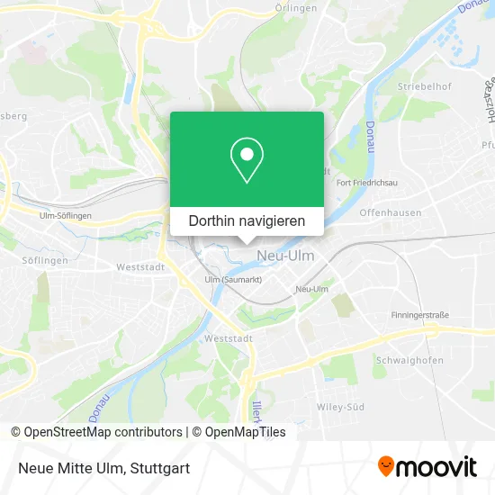 Neue Mitte Ulm Karte
