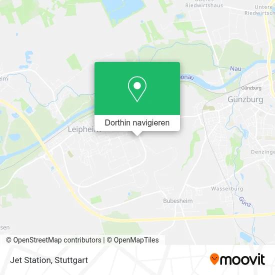 Jet Station Karte