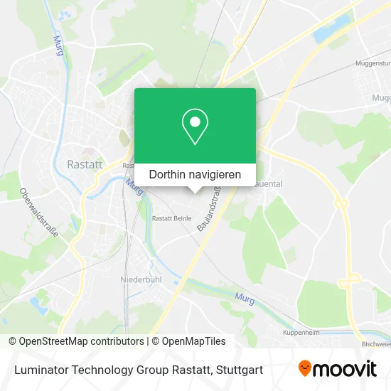 Luminator Technology Group Rastatt Karte
