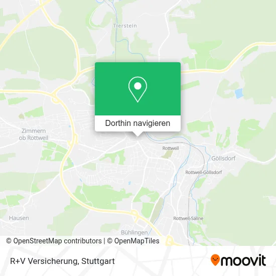 R+V Versicherung Karte