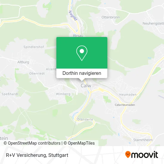 R+V Versicherung Karte