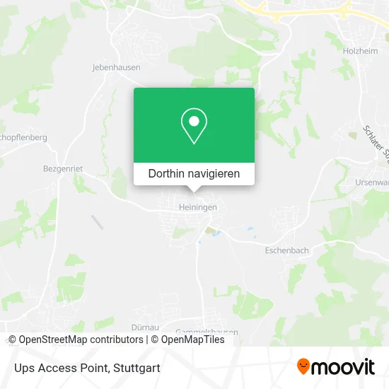 Ups Access Point Karte