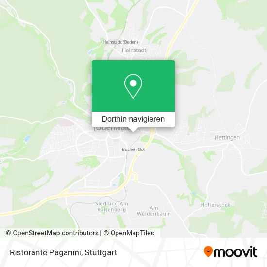 Ristorante Paganini Karte