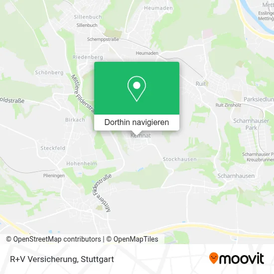 R+V Versicherung Karte