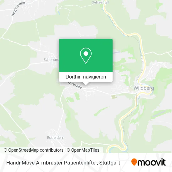 Handi-Move Armbruster Patientenlifter Karte