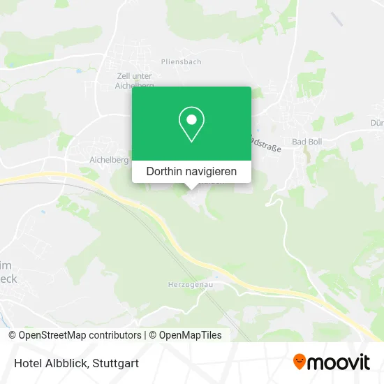 Hotel Albblick Karte