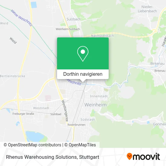 Rhenus Warehousing Solutions Karte