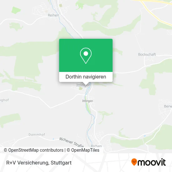 R+V Versicherung Karte