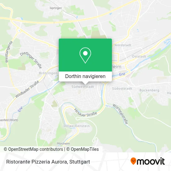Ristorante Pizzeria Aurora Karte