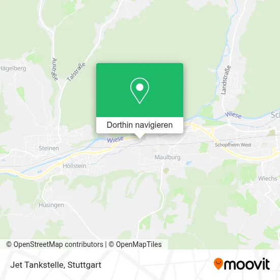 Jet Tankstelle Karte