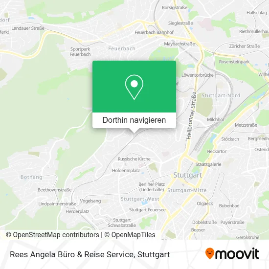 Rees Angela Büro & Reise Service Karte