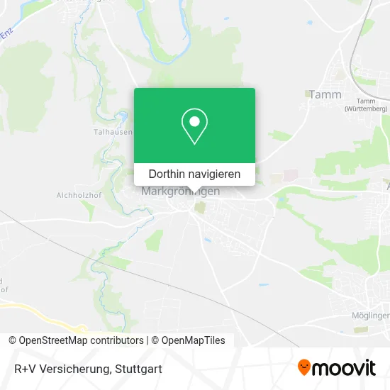 R+V Versicherung Karte