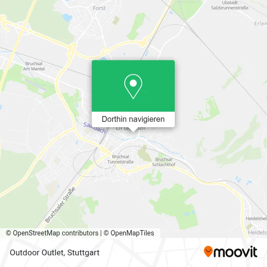 Outdoor Outlet Karte