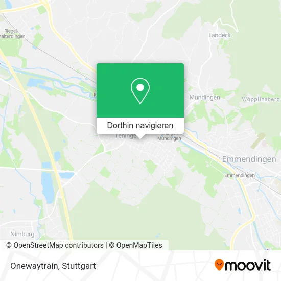 Onewaytrain Karte