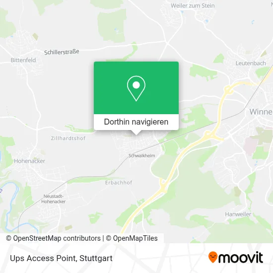 Ups Access Point Karte