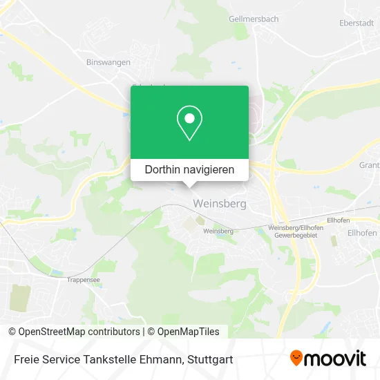 Freie Service Tankstelle Ehmann Karte