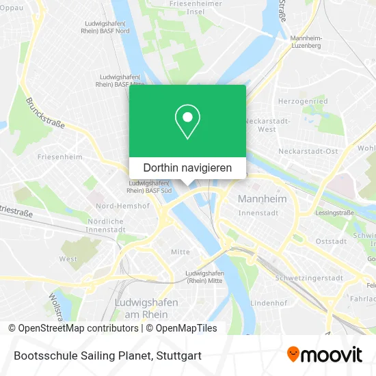 Bootsschule Sailing Planet Karte