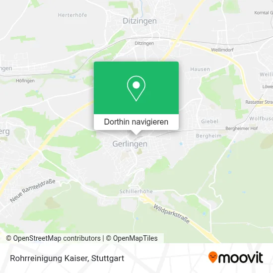 Rohrreinigung Kaiser Karte