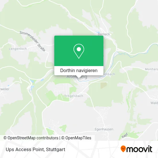 Ups Access Point Karte