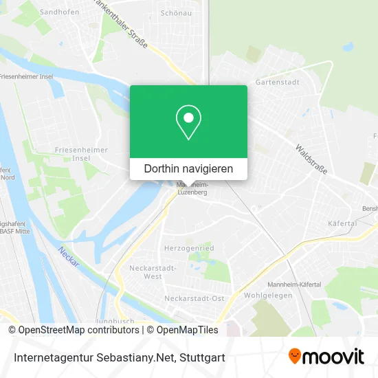 Internetagentur Sebastiany.Net Karte